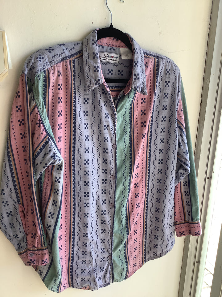 Vintage Pastel Geo Shirt