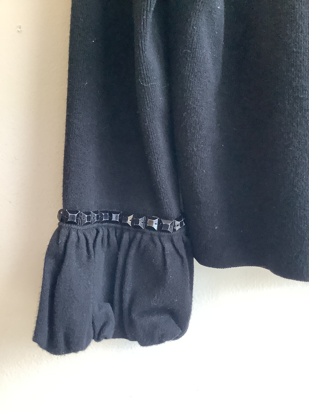 Vintage Belldini Black Studded Cropped Cardigan