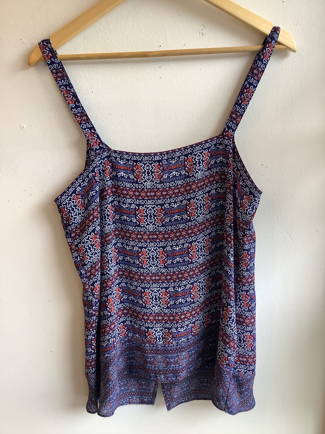 Mosaic Lace Up Tank
