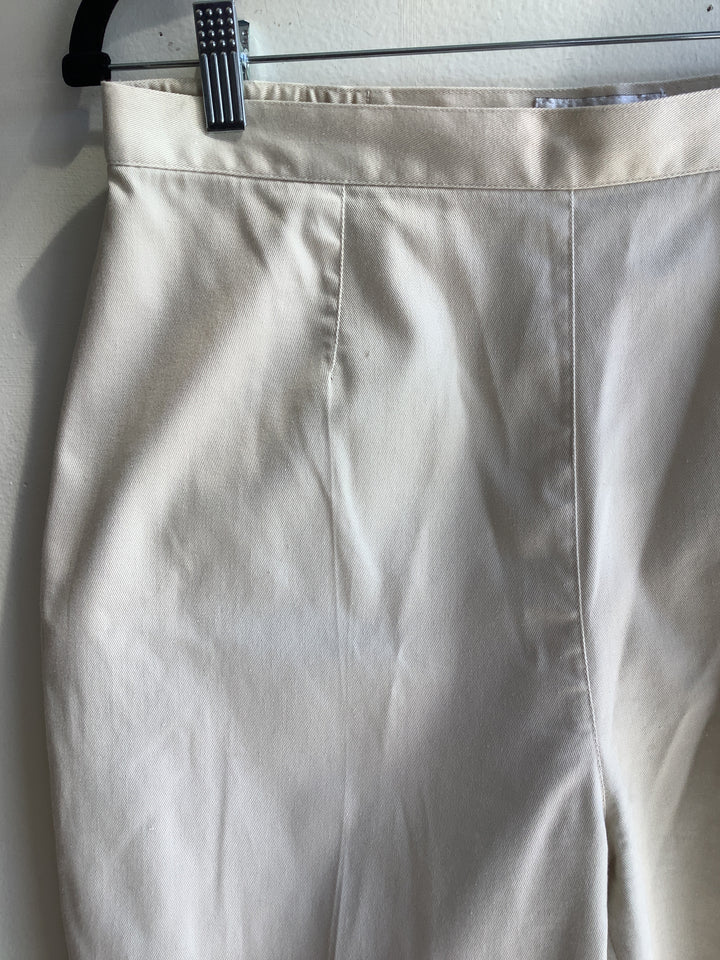 Tabi Embroidered Cotton Cropped Pants
