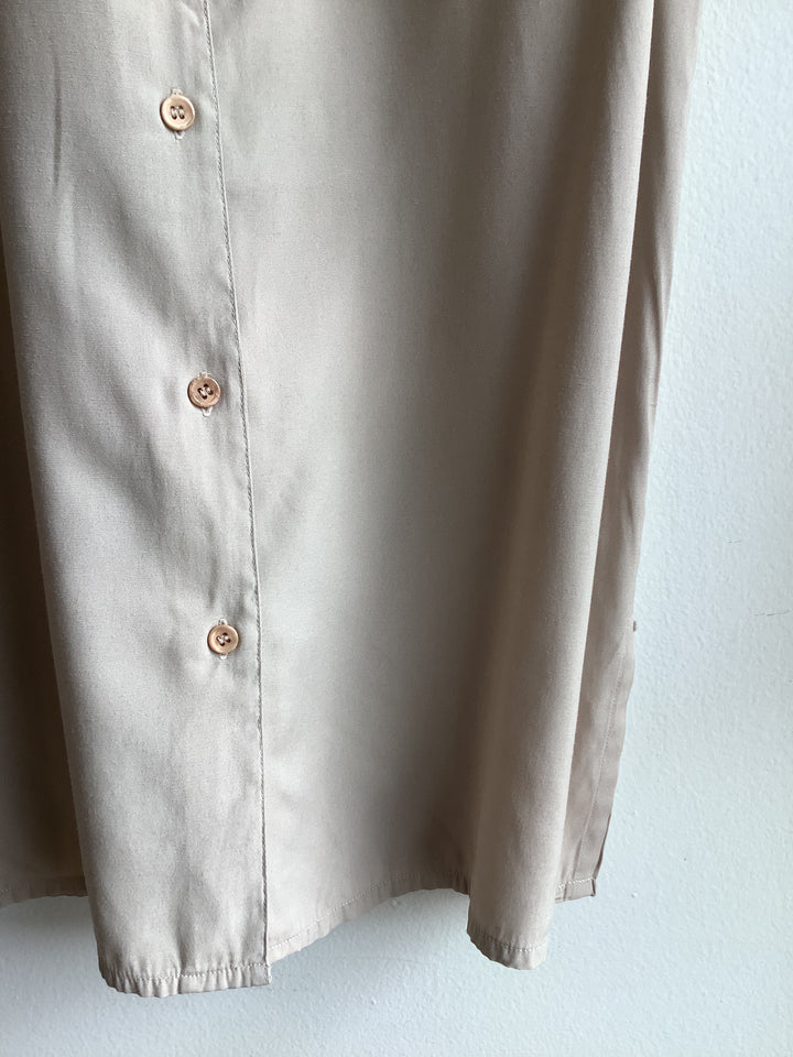 Vintage Sand Button-Up