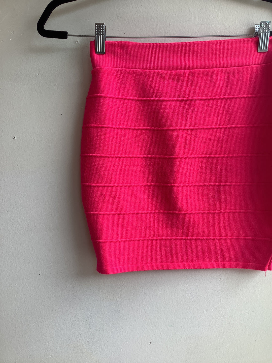 Vintage 2000s Hot Pink Bodycon Skrit