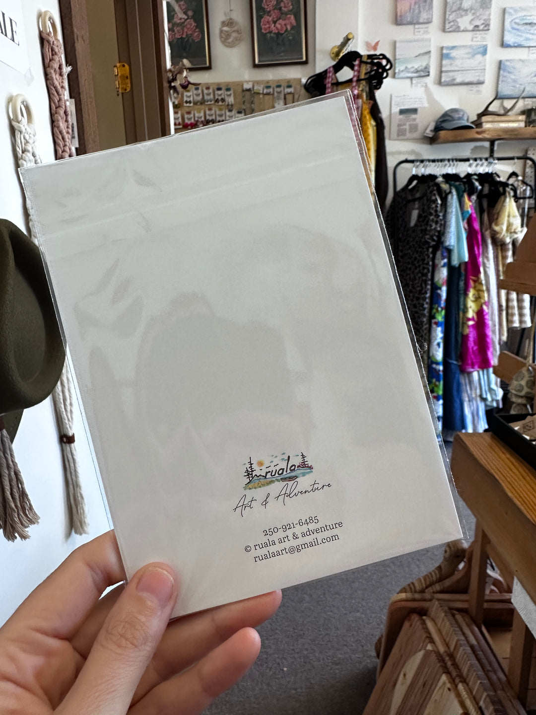 Bluebell Blessings – Art Card by Ruala (Fruitvale, BC)