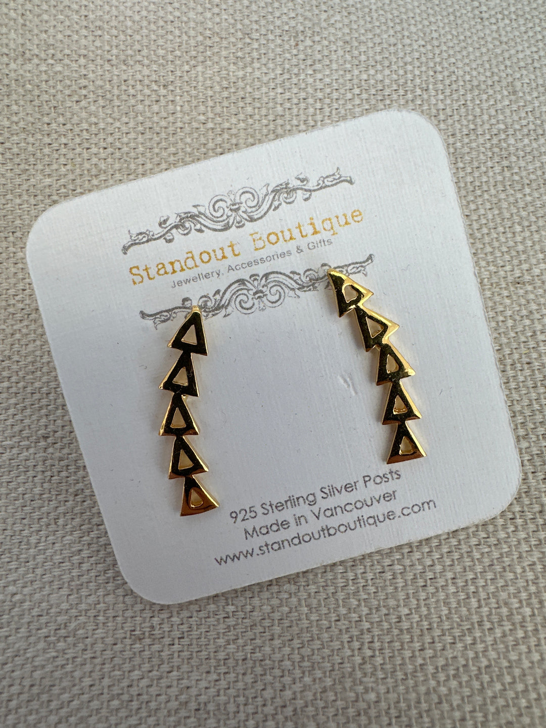 Standout Boutique Dee Climber Studs