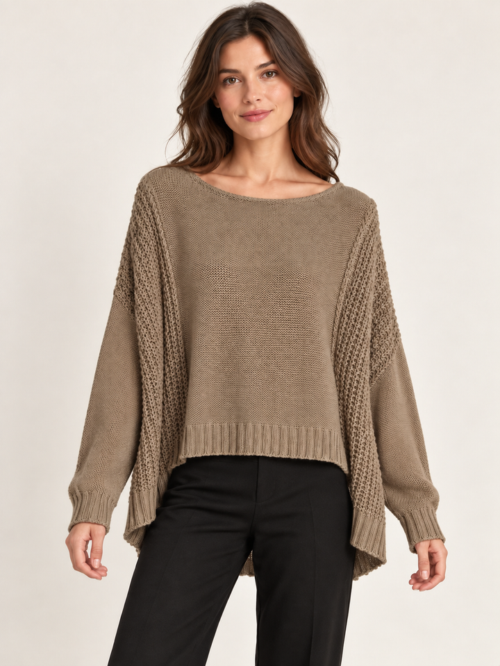 Mono Reno Taupe Knit Sweater