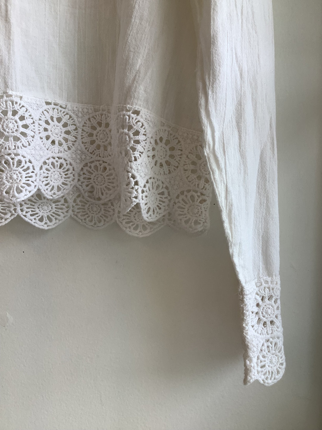 White Eyelet Blouse