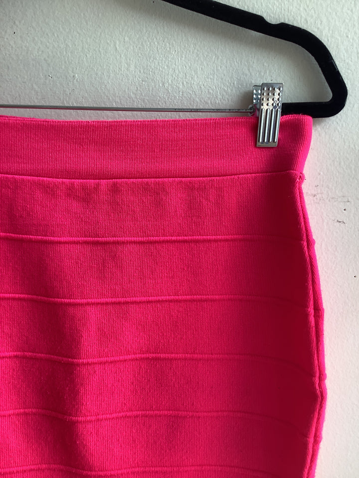 Vintage 2000s Hot Pink Bodycon Skrit