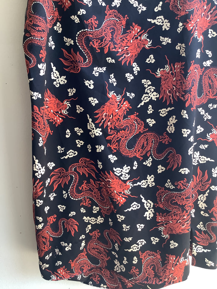 Zara Dragon Mini Slip Dress