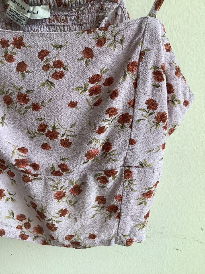 AE Floral Crop Top
