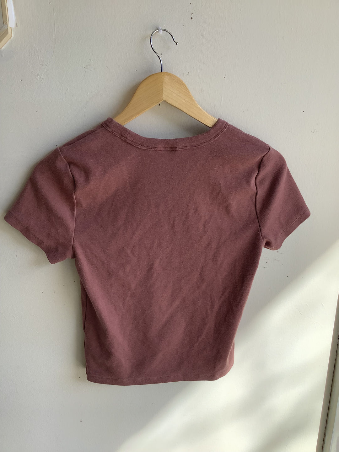 Dusty Rose Floral Baby Tee - Ana