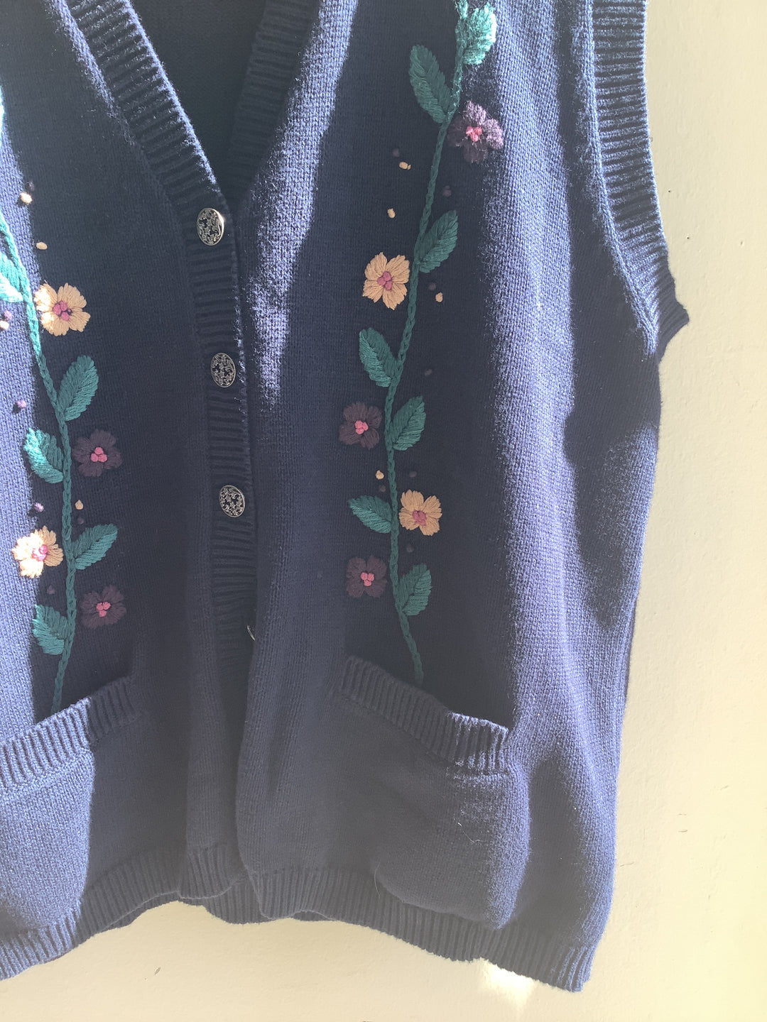 Vintage 90s Sears Traditional Country Collection Knit Vest