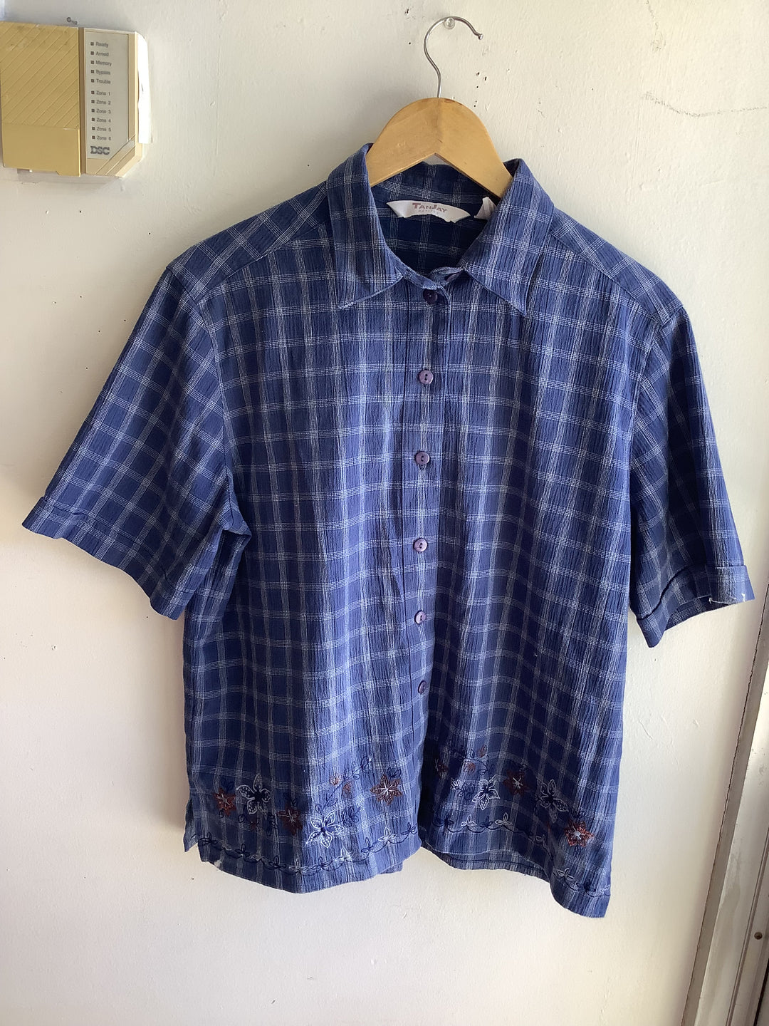 Bluebell Garden Plaid Blouse