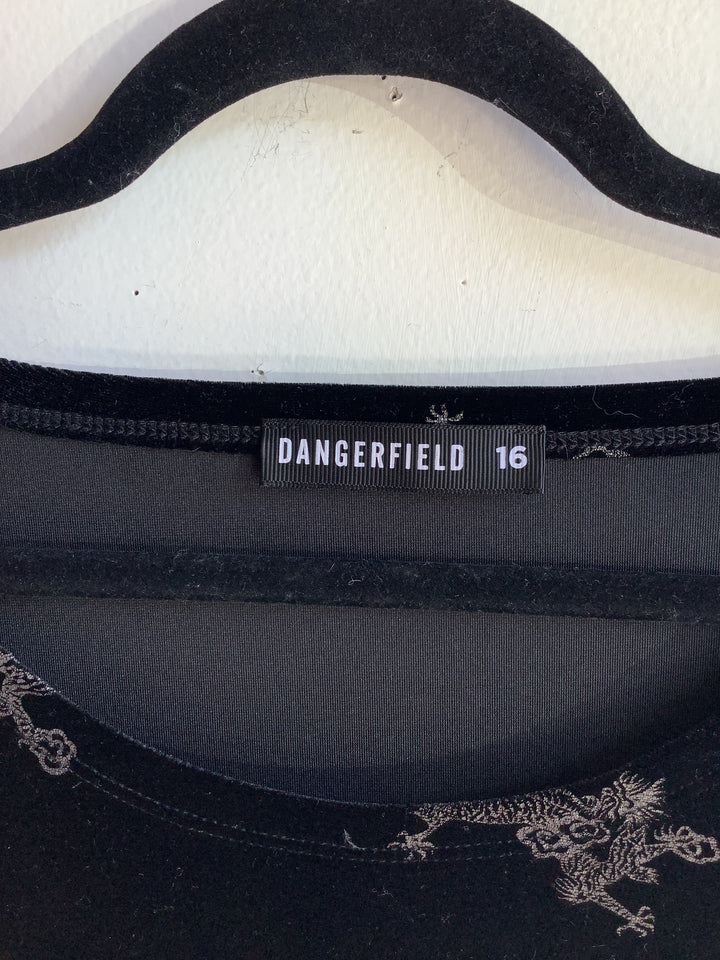 Dangerfield Dragon Print Long Sleeve Top