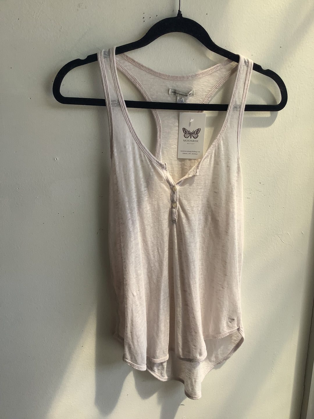 Blush Henley Tank
