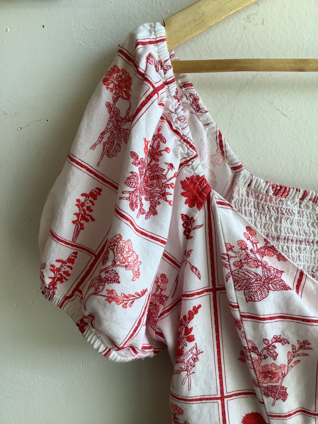 Botanical Picnic Babydoll Top
