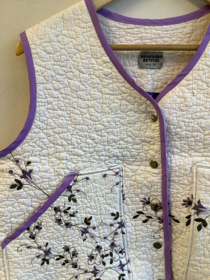 Boneyard Revival Lavender Quilted Vest- Nelson, BC