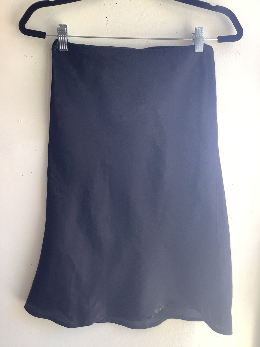 Vintage Black Slip Skirt