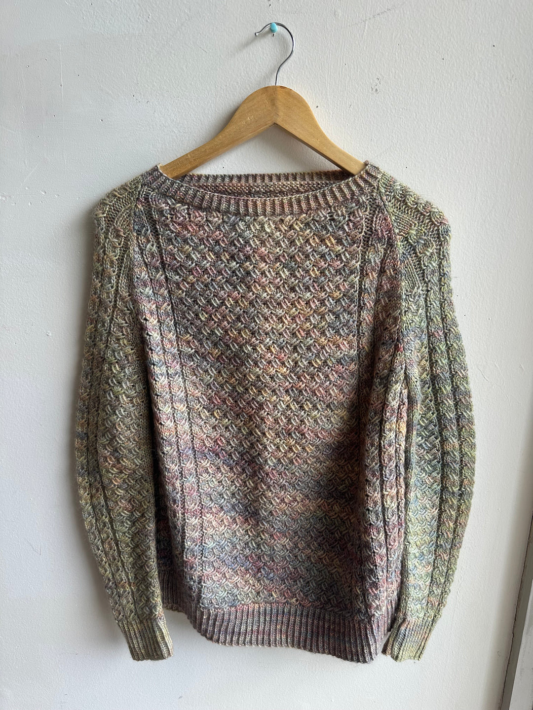 Debbie Svensson Hand Knit Jamestown Wool &amp; Mohair Sweater