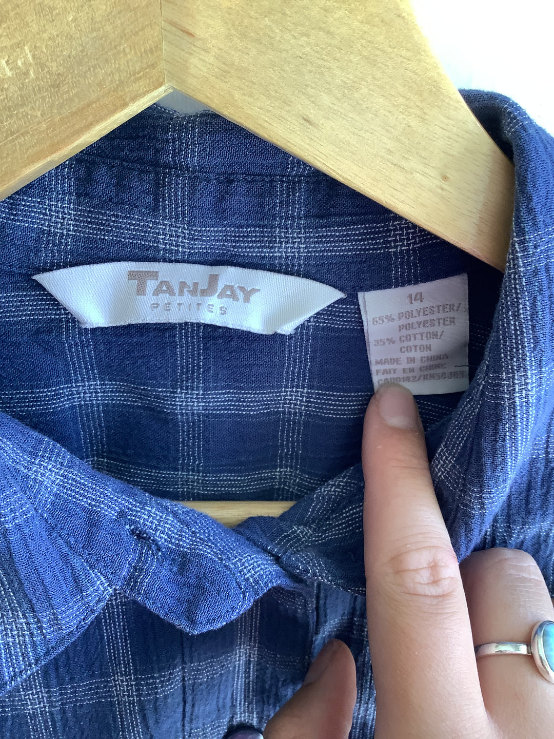 Bluebell Garden Plaid Blouse