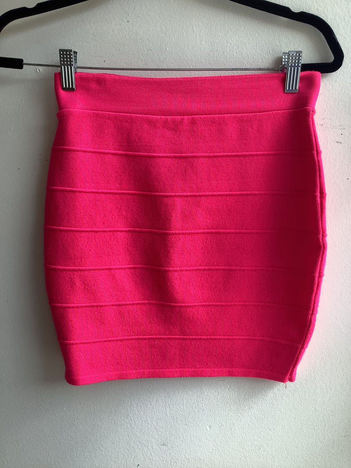 Vintage 2000s Hot Pink Bodycon Skrit