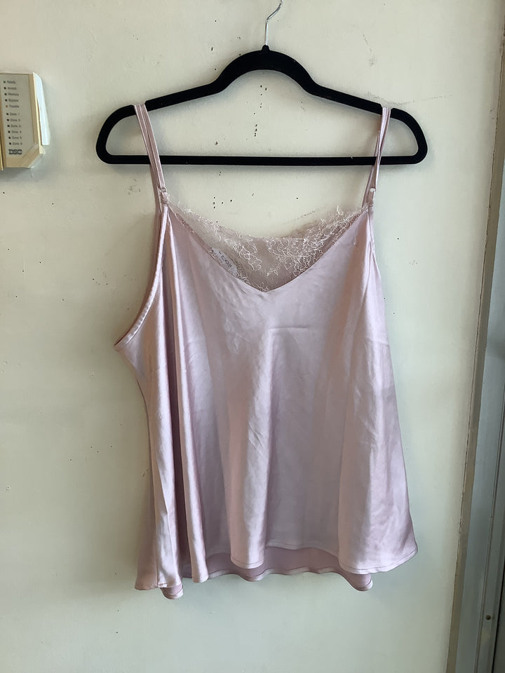 Blush Satin Lace Cami