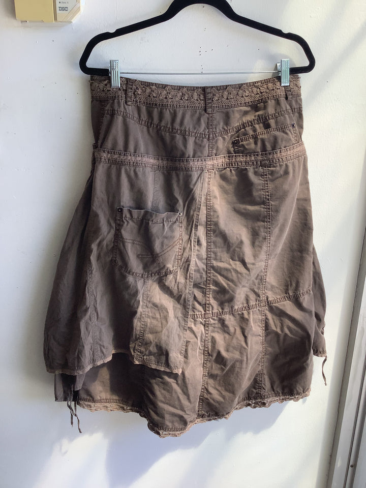 Mocha Meadow Wrap Skirt