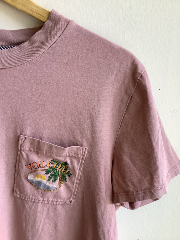 Volcom Sunset Hour Organic Cotton Crop Tee