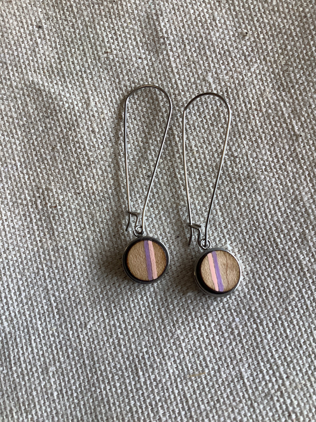 Sick Chick Small Circle Dangle Earrings #26