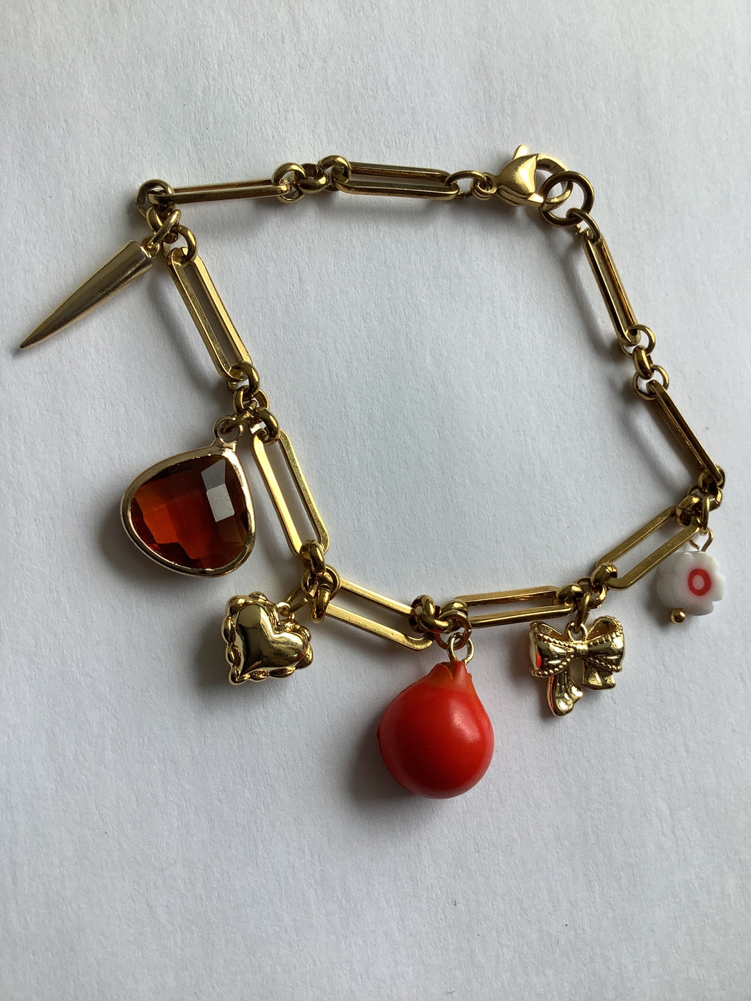 Wild Honey Pomegranate Treasure Charm Bracelet