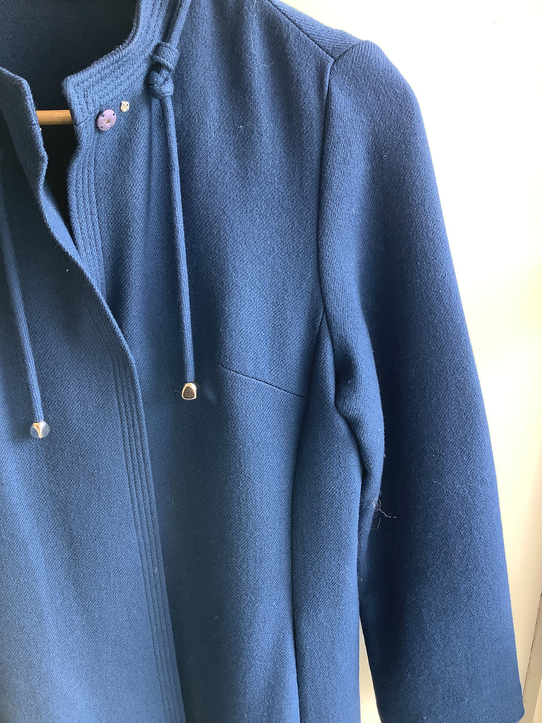 Vintage Sapphire Blue Coat