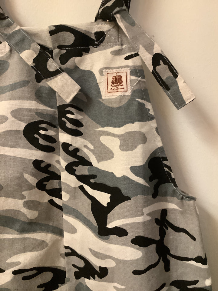 Butterflies in Ballgowns Camo Overall Dress