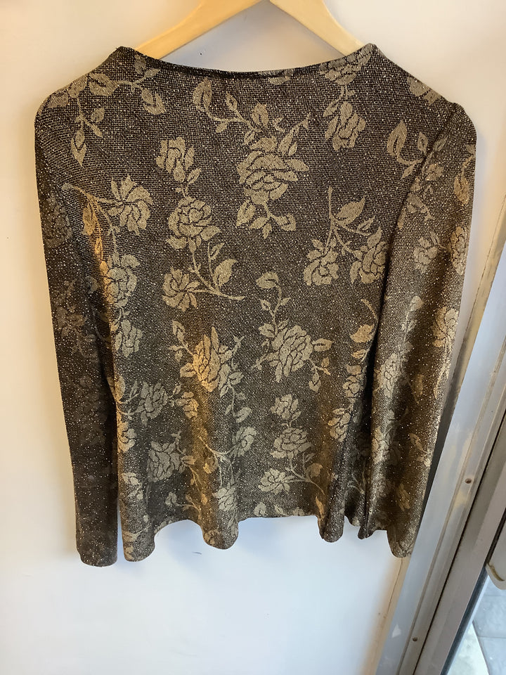 Vintage Alex Evenings Golden Evening Top