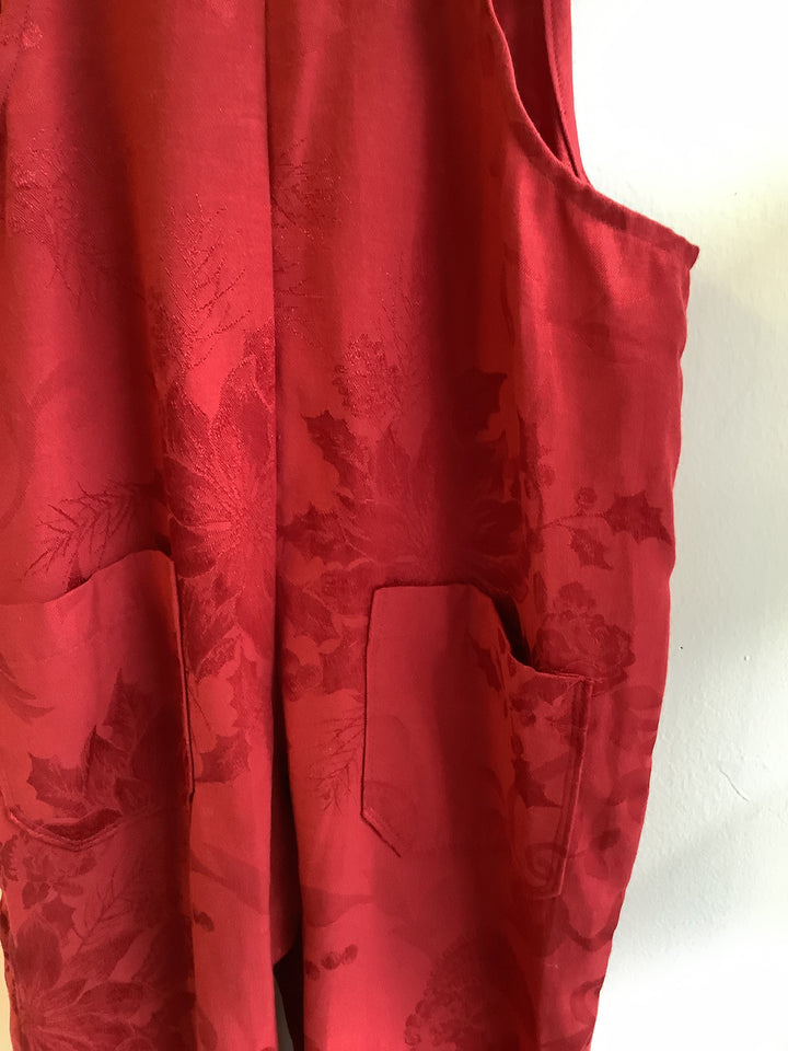 Butterflies in Ballgowns Ruby Floral Overalls