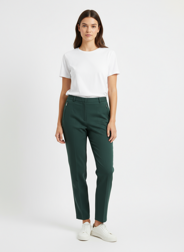 Northern Reflections Essentials Stretch Pants- Olive Green