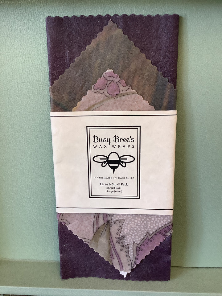 Busy Bree’s Wax Wraps Large and Small Pack