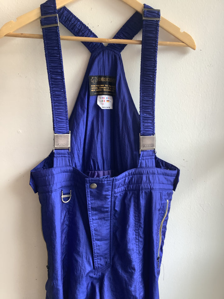 Vintage Descente Royal Blue Ski Bibs