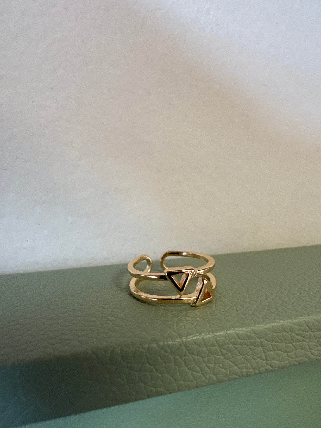 Standout Boutique Fire and Water Gold Ring