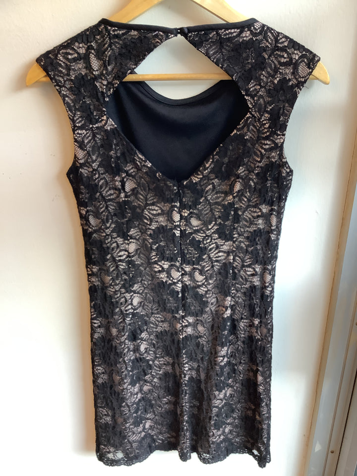 Vintage Black Lace Holiday Dress