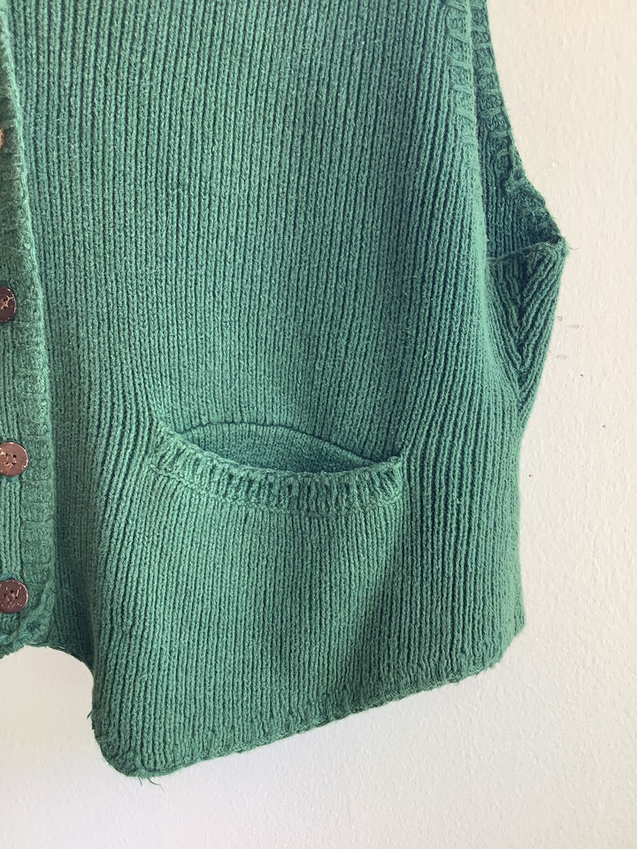 Vintage Arizona Forest Knit Vest