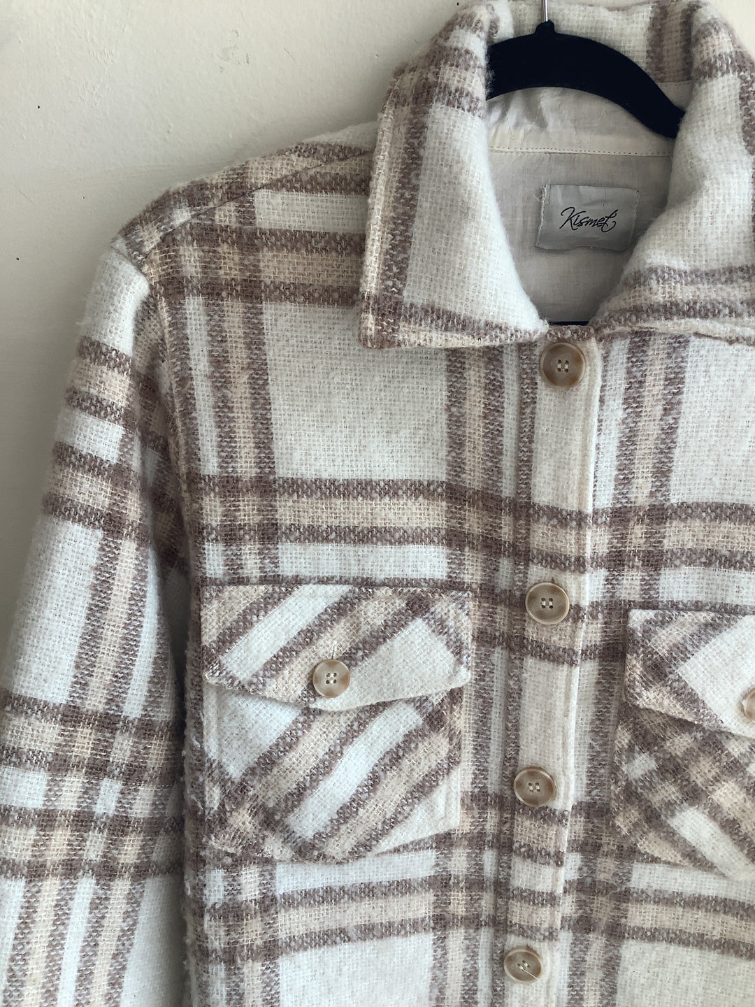 Kismet Plaid Wool Blend Jacket