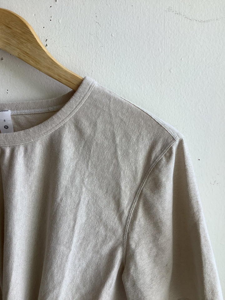 Lululemon Sandstone Twist Tee