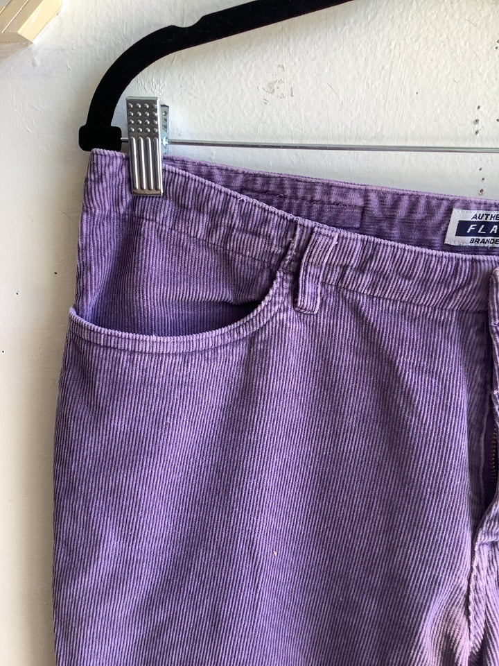 Lavender Haze Corduroy Flares