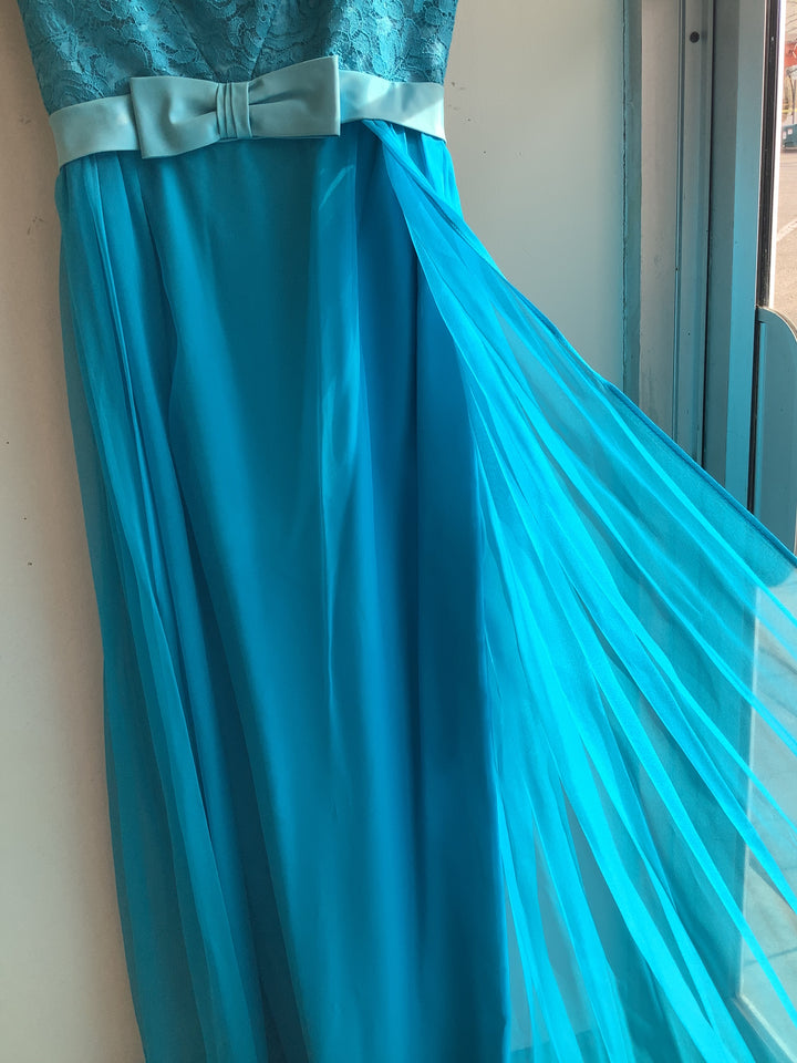 1960’s Handmade Turquoise Bridesmaid Dress