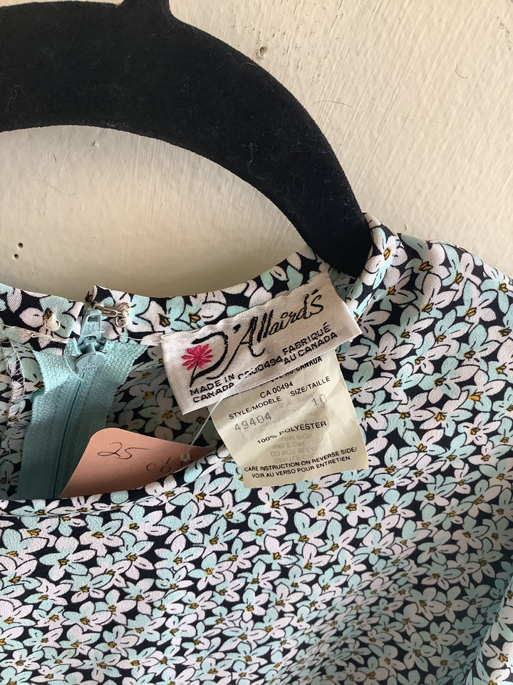 Vintage Meadow Bloom Floral Dress