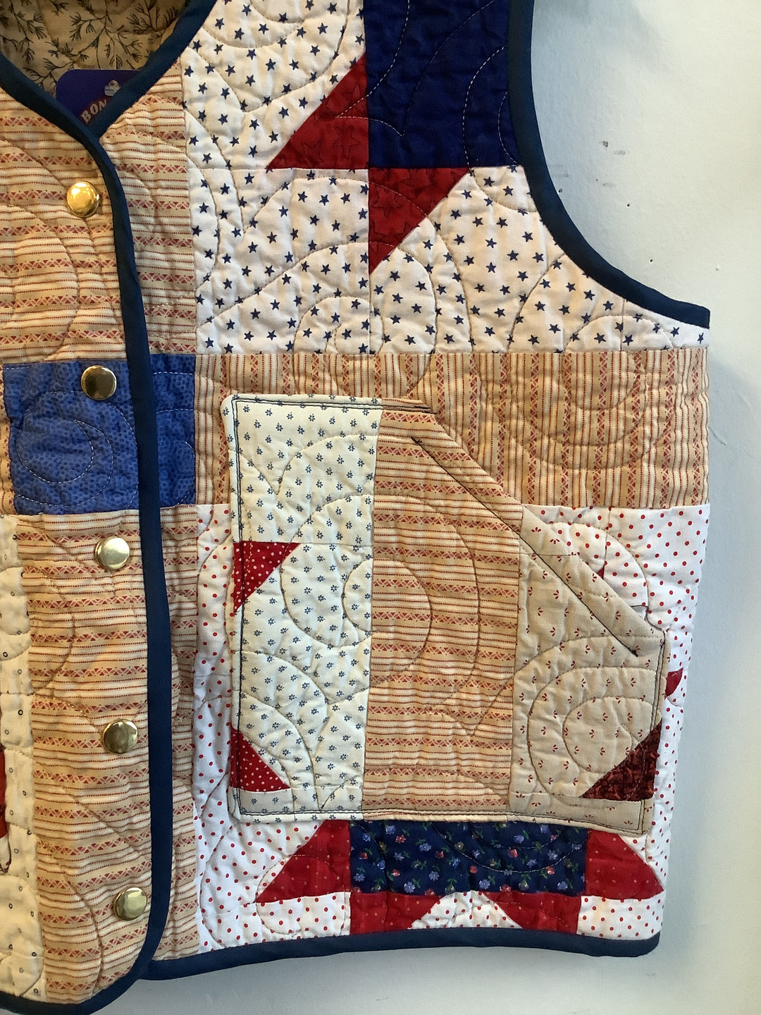 Boneyard Revival Heirloom Patchwork Quilted Vest- Nelson, BC