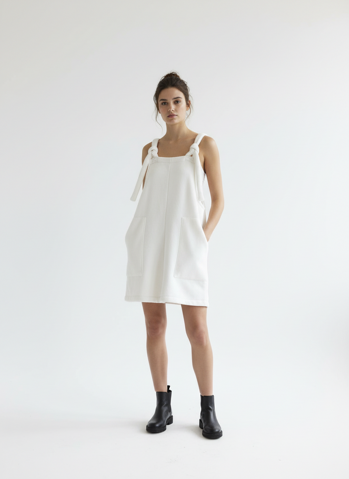 Butterflies in Ballgowns Snowflake Fleece Overall Dress