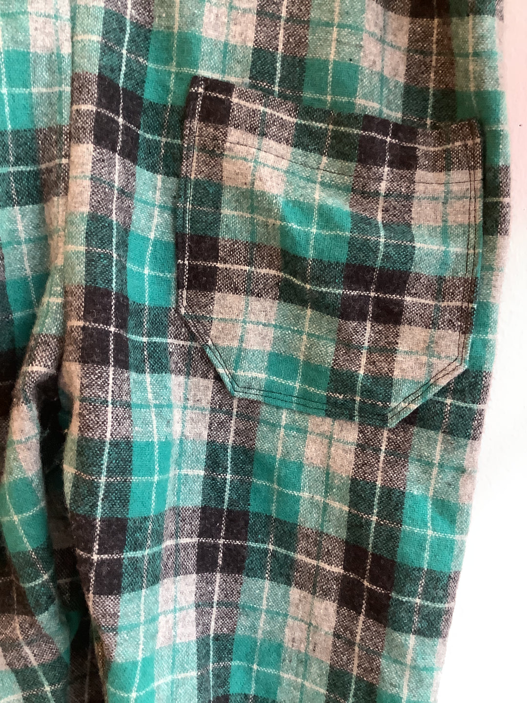 Butterflies in Ballgowns Forest Flannel Overalls