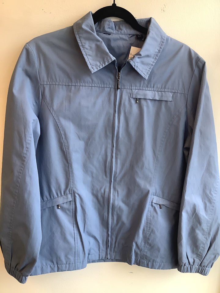 Vintage Blue Light Weight Zip Jacket