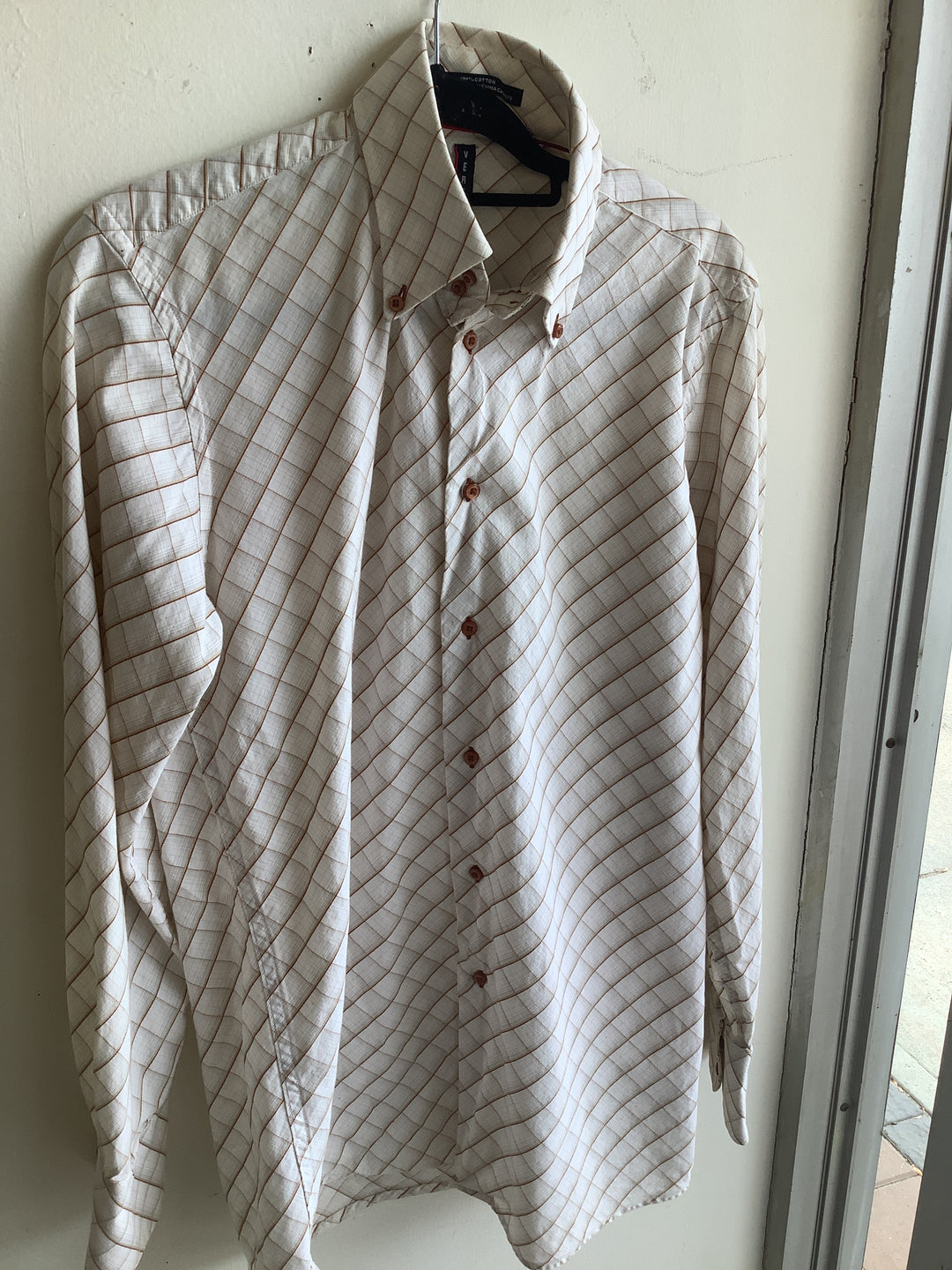 Verticale Windowpane Shirt