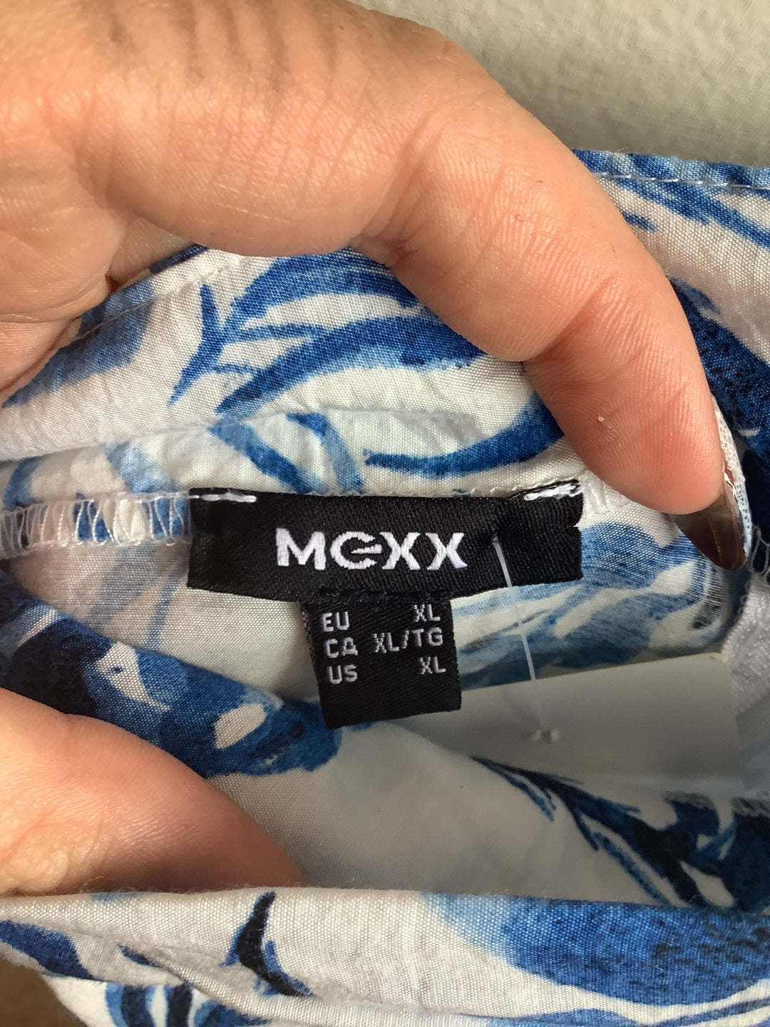 Coastal Blue Toile Mini Skirt